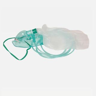 China White / Green PVC S, M, L, XL Medical Respirators Oxygen Mask With Reservoir Bag WL1002 for sale
