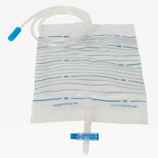 China 2000ML Non-Toxic, Harmless Disposable Urine Bag With Cross Bottom Valve WL2004 for sale