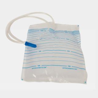 China Customized Disposable 2000ML Non - Toxic, Harmless PVC Urinary Drain Bag WL2001 for sale