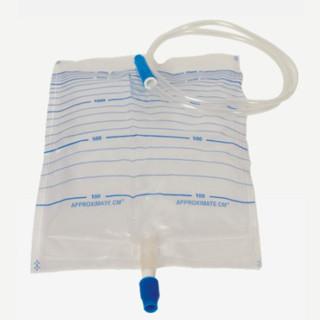 China Medical Grade PVC, Non - Toxic, Harmles 2000ML Urine Urinary Bag For Urine Collection WL2003 for sale