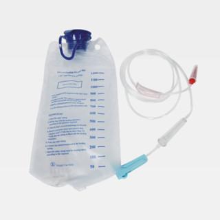 China Single Use 1200ml, l000ml Enteral Feeding Set Bag With Screw Cap, Hanging Ring WL3005 for sale