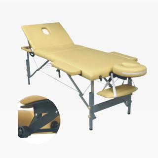 China Yellow Three Aluminium Folding Massage Tables For Medical Surgical Instruments CE, ISO WL11009 for sale