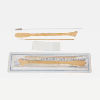 China Single Use Disposable PAP Smear Kit With Microscope Slide, Applicator, Cervical Scraper WL12004 for sale