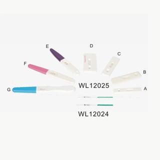 중국 중류, 카세트 지구 25mIU/의학 처분할 수 있는 WL12025를 위한 ml HCG 소변 임신 검사; WL12024 판매용