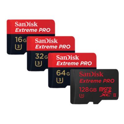 China Sandisk 16GB 32GB 64GB 128GB Micro SD SDHC Micro SDXC Class10 Extreme PRO Memory Card for sale