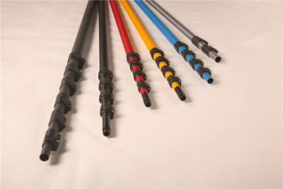 China rigid 25FT carbon fiber telescopic pole / telescoping tubing with ISO9001 for sale