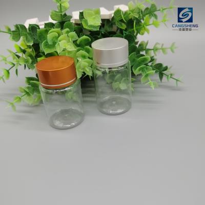 China PS Empty Plastic Pill Bottles 10ml Cylindrical Tablet Containers for sale