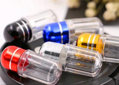 China PET Plastic Capsule Bottles Metal Blister 1g Single Capsule Shells for sale