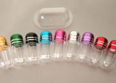 China Botellas de píldora del plástico transparente de las botellas de píldora del polipropileno del rosa pequeñas 10ml en venta