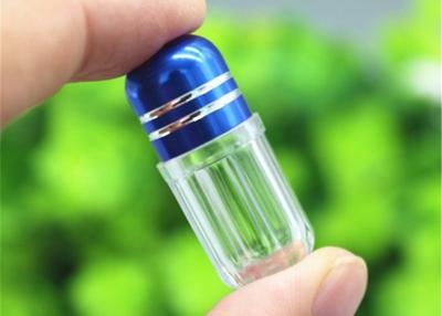 Cina la chiara medicina di plastica di 56mm imbottiglia 5g Mini Pill Cases cilindrico in vendita