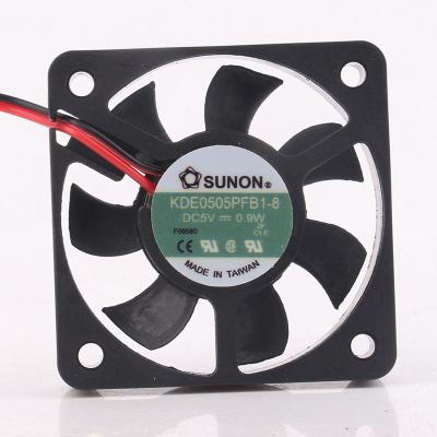 China New KDE0505PFB1-8 5V 0.9W 5CM Brushless Axial Fan Original 5010 Hotel Ventilation 5010 Quiet 2-Wire Industrial Silent Centrifugal Fan for sale