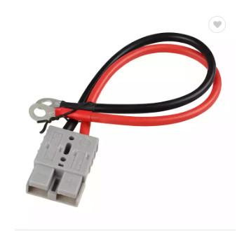 China 2 Pole Forklift Battery Charger Extension Cable 50A 600V for sale