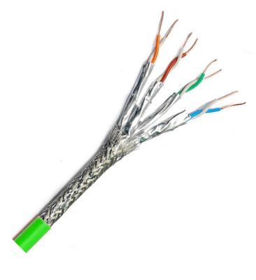 China Indoor Outdoor 24Awg SFTP Cat 8 Ethernet Lan Cable 100m 305m 500m for sale