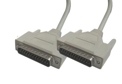 China DB15 DB25 DB37 DB44 RS232 Extension Serial Cable Male To Female for sale