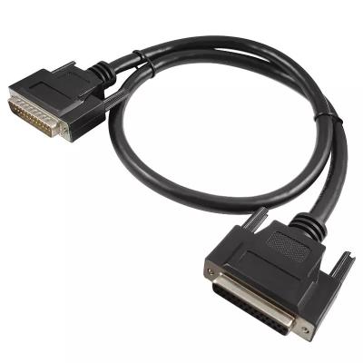 China D-Sub 25 Pin Connector Db25 To Db25 Parallel Communication Cables Male To Female for sale