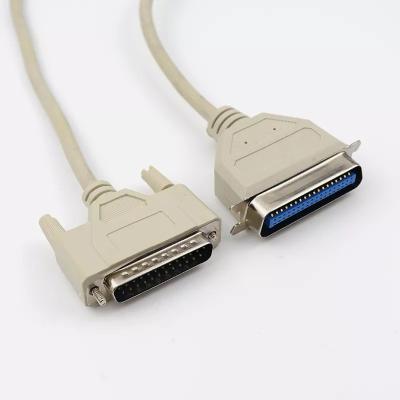 China DB25 Male To Female Communication Cables 25 Pin Parallel Printer Cable 4K 120Hz for sale