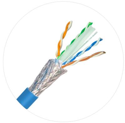 China 0.57mm Network Patch Cords Cat 6 Twisted 4 Pair Cable 250Mhz 1000ft 24awg for sale
