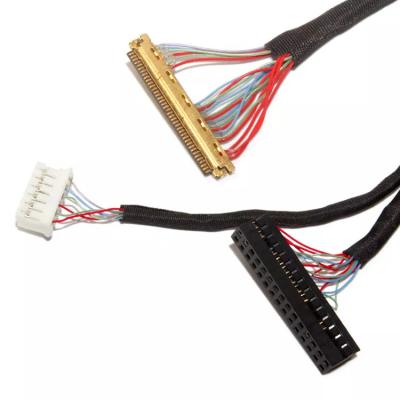 China ACES 88441 IDC LVDS 30 pinos para 40 pinos conjunto de cabo conversor de LCD à venda