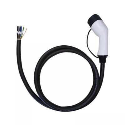 Chine Câble coaxial haute tension 21kW IEC 62196-2 triphasé 32 ampères à extrémité ouverte à vendre