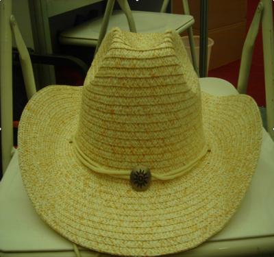 China Fashion Natural wheat Straw Hat hot selling men's hat for sale
