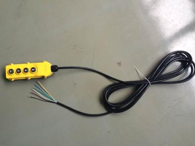 China 4 Meters 4 Buttons 6 Wired Remote Switch for Hydraulic Power Packs for sale