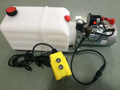China 12V DC Mini Hydraulic Power Unit Double Acting  With Drain Plug for sale