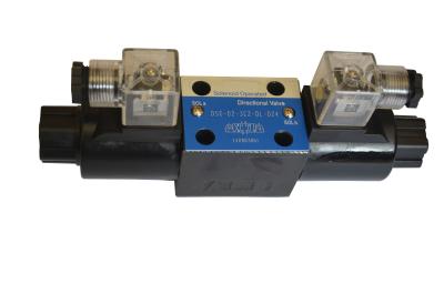 China 4 Way 3 Position Hydraulic Solenoid Directional  Valves  CETOP 03 Valve Mounting Size for sale