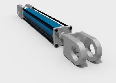China Industrial 2 / 3 / 4 / Stage Double Acting Hydraulic Cylinder For Heavy Duty for sale