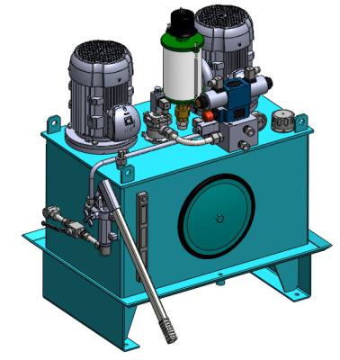 Cina Gruppo idraulico industriale di AC380V 4KW per i cilindri a semplice effetto in vendita