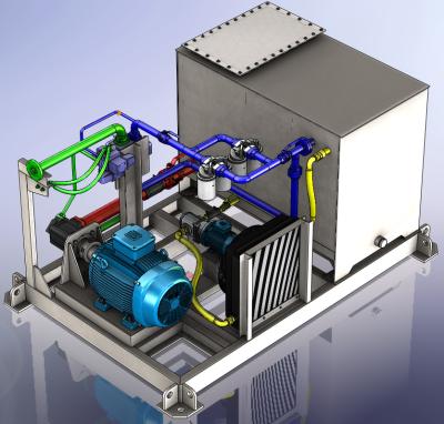 中国 低雑音モーター セリウムが付いている専門の同心の水力の単位 販売のため