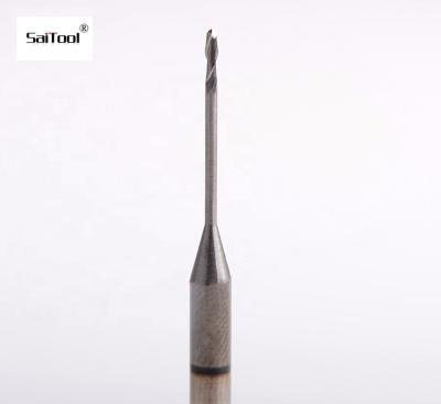 China CNC Machining Milling Saitool 2 Flutes Long Neck Ball Nose End Mills For Graphite for sale