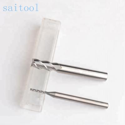 China Saitool CNC Process for Acrylic and PVC Cutting Flute Milling Cutter 1 Flute Carbide Single End Mill for sale