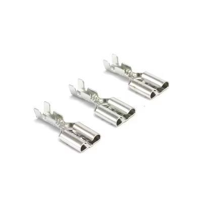 China 0.2 - 1mm Thickness Metal Stamped Terminal Connectors With Gold Plated for sale