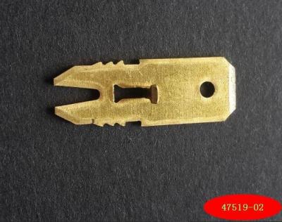 China Metal terminal de cobre amarillo de encargo de los conectores que sella el conector del hardware de las piezas en venta