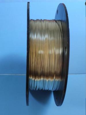 China OEM Ribbon Electrical Wire 1.3 * 0.4 Mm White Coppe Wei Ting Brand for sale