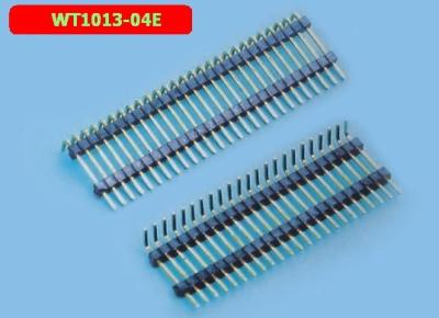 China 1.0mm 10 PIN Machine Pin Headers Plastic Bending Pin HEADER WT1013-04E for sale