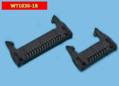 China Wt1030-1b 2.54mm 10 Pin-Titel-Verbindungsstück-Biegungs-Fuß-Ejektor-Titel zu verkaufen