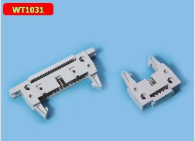 China WT1031 2.54 Mm Pitch Header Socket Line IDC Shrouded Header Connector for sale