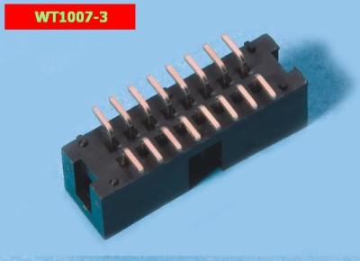 China Custom Pin Header Connector  2.54 Mm  / 16 Pin Idc Connector  2AMP Rated Current for sale