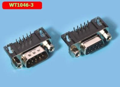 China Conector D - tipo doblado conector SUB del enchufe del pie del dr del zócalo de WT1046-3 IC en venta