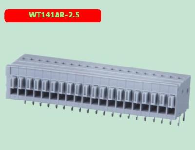 China WT141AR-2.5 pcb spring terminal block ，spacing 2.5 ，factory direct sales for sale