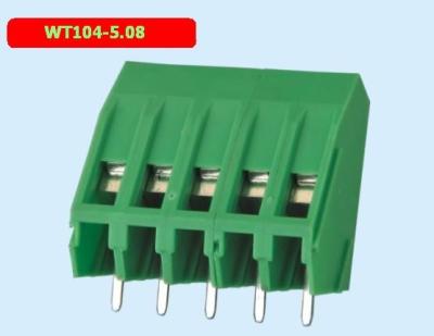 China Switch Pcb Screw Terminal Block Spacing 5.08mm Power Terminal Block for sale