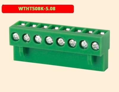 China 5.08mm Pcb Wire Terminal / Plastic Screw Connector Block 24－12 Awg for sale