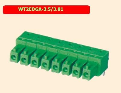 China 300V Screw Terminal Block Connector 2P-24P 3.5 / 3.81 Mm  Pitch  Fence Type for sale
