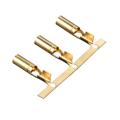 China 3.5mm Round Tube Tinned Copper Female Terminal Connectors for sale