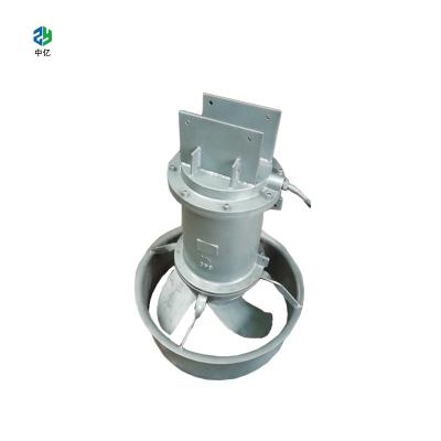 China QJB5/12 Submersible mixer 3 impeller material cast iron /SS304 for sale