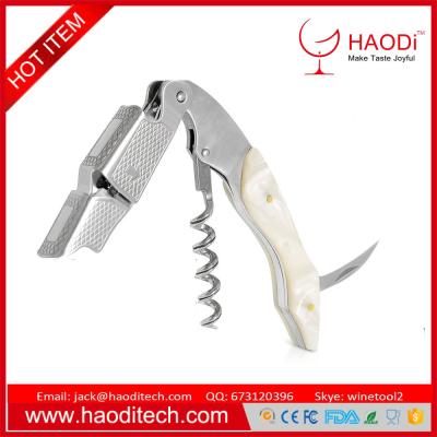 China Premium Stainless Steel with Moonstone Resin Inlay Handle Wine Corkscrew Set for sale