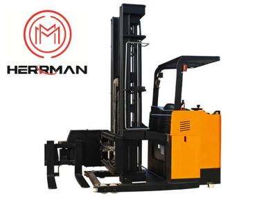China 6M 3 Way Narrow Aisle Pallet Stacker , Electric Pallet Jack Forklift for sale