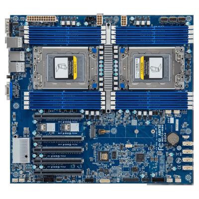 China Dual Processor EATX Server Motherboard MZ72 HB0 MZ72-HB0 2*Socket SP3 7003 7002 Dual Socket Server Motherboard for sale