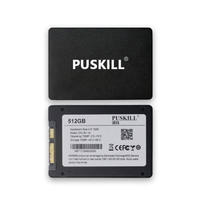 중국 PUSKILL SATA3 SSD 하드 디스크 드라이브 2.5 인치 120GB 128GB 240GB 판매용